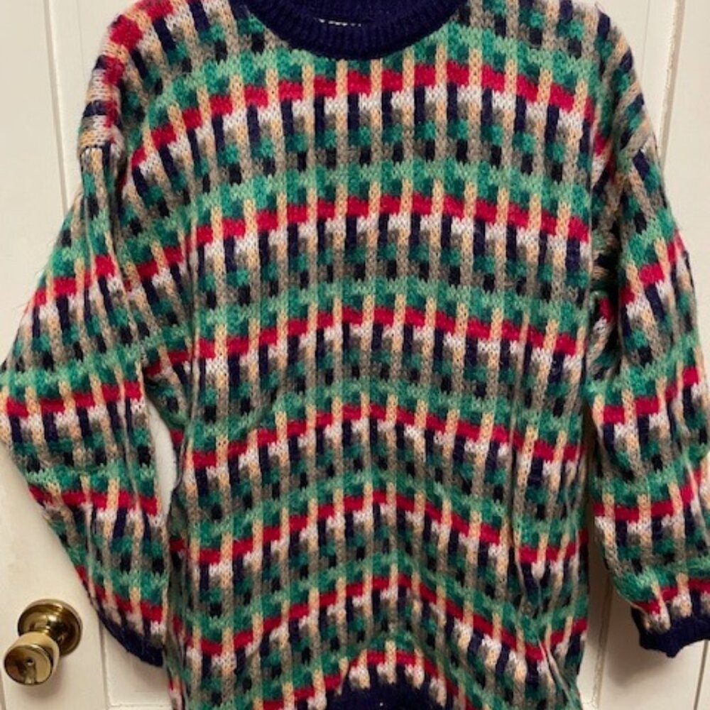 United Colors of Benetton Made in Italy Mohair Pullover Sweater small